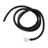 Enema Kit Portable Reusable Silicone Shower Enema Tube for Cleaning Anal Colon and Vagina Black