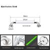 Stainless Steel Bathroom Safety Grab Bar with Luminous Strip