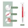 M&G Gel Pens, Medium Point 0.5mm, 12-Count, Smooth Red Ink Rollerball Pens for Home, Office, Writing, Notes, Journaling, Business - Style 1