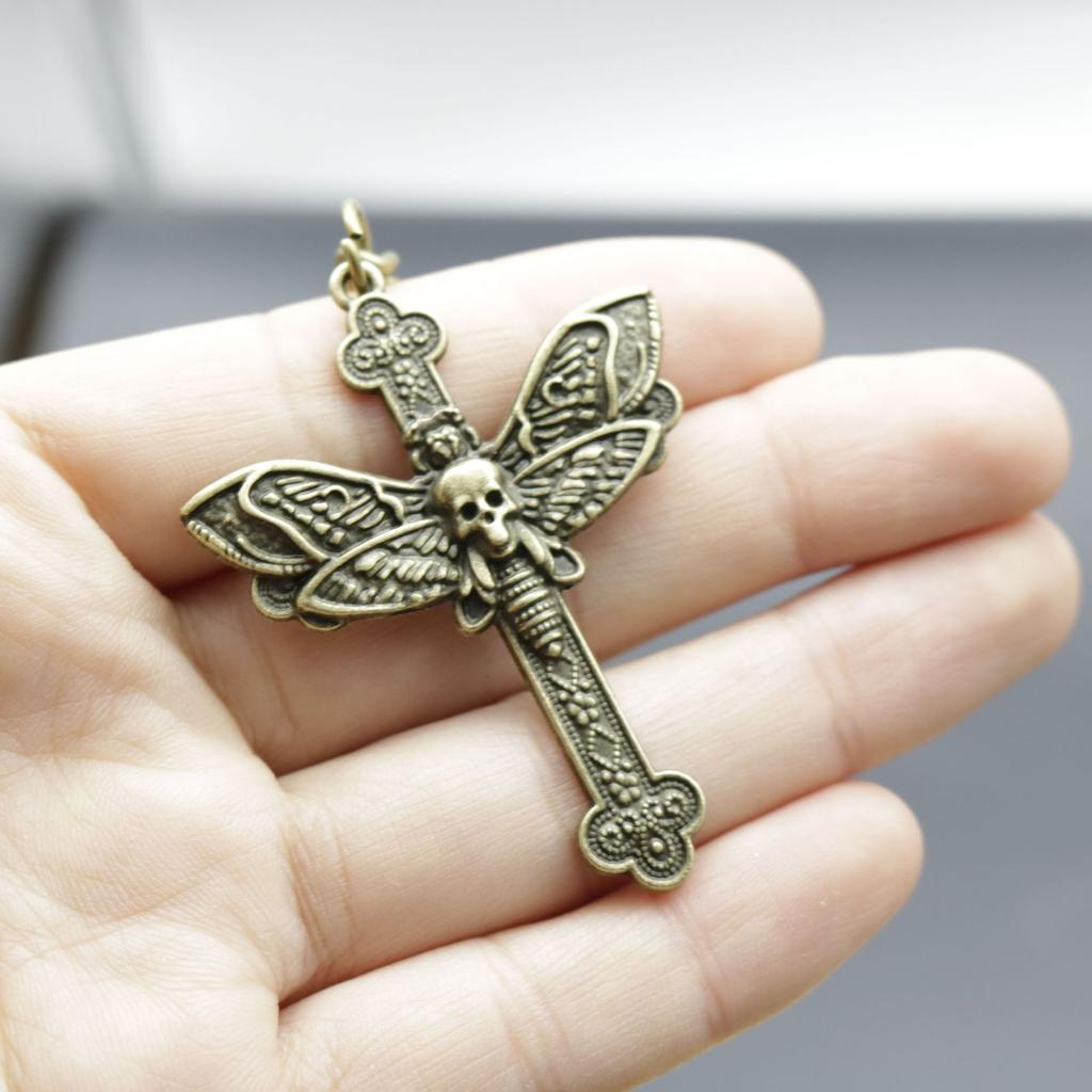 Hot Selling Jewelry, Simple Moth Cross Keychain Pendant