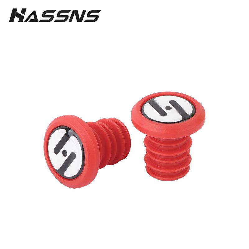 Нескользящие силиконовые грипсы HASSNS с фиксацией для руля горного велосипеда