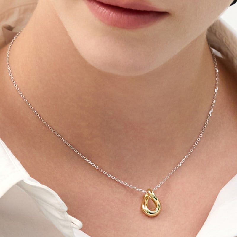 

Hyeres-lor Etreve Silver (C) Note Way Necklace HL2N59240C9500 single type