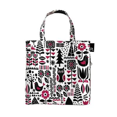 Laminated Front Small Freestanding Tote Bag Square Laminate SQUARE 01 Seasonal [Rootote] Women's