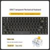 Shixi K804 84-Key Transparent RGB Hot-Swap Mechanical Keyboard Kit