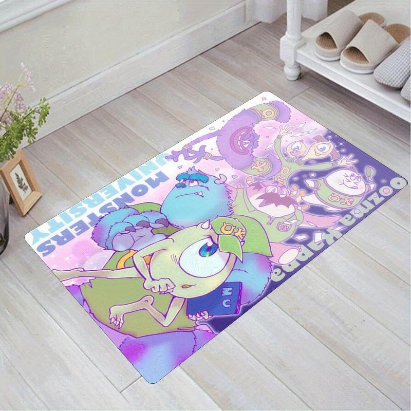 

1pc Monsters, Inc. Pattern Area Rug Soft Flannel Floor Mat for Living Room,Office,Bedroom and Carpet,Sofa Coffee Table Floor Mat 60cm by 90cm