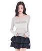 Alkialka Sheer Long Sleeve (Light Gray)
