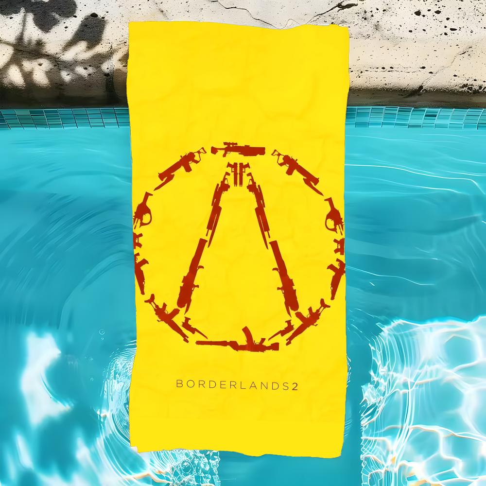 B-Borderlands Gearbox Software Towel Microfiber Beach Towel, Quick-Dry, Sand-Free, Ultra-Fine Fiber, Super Soft.