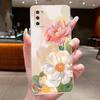 Case For Samsung A03S A02S Clear Luxury Fashion Butterfly Flower Soft TPU Silicone Phone Cover for Samsung Galaxy A02S/A03S Case