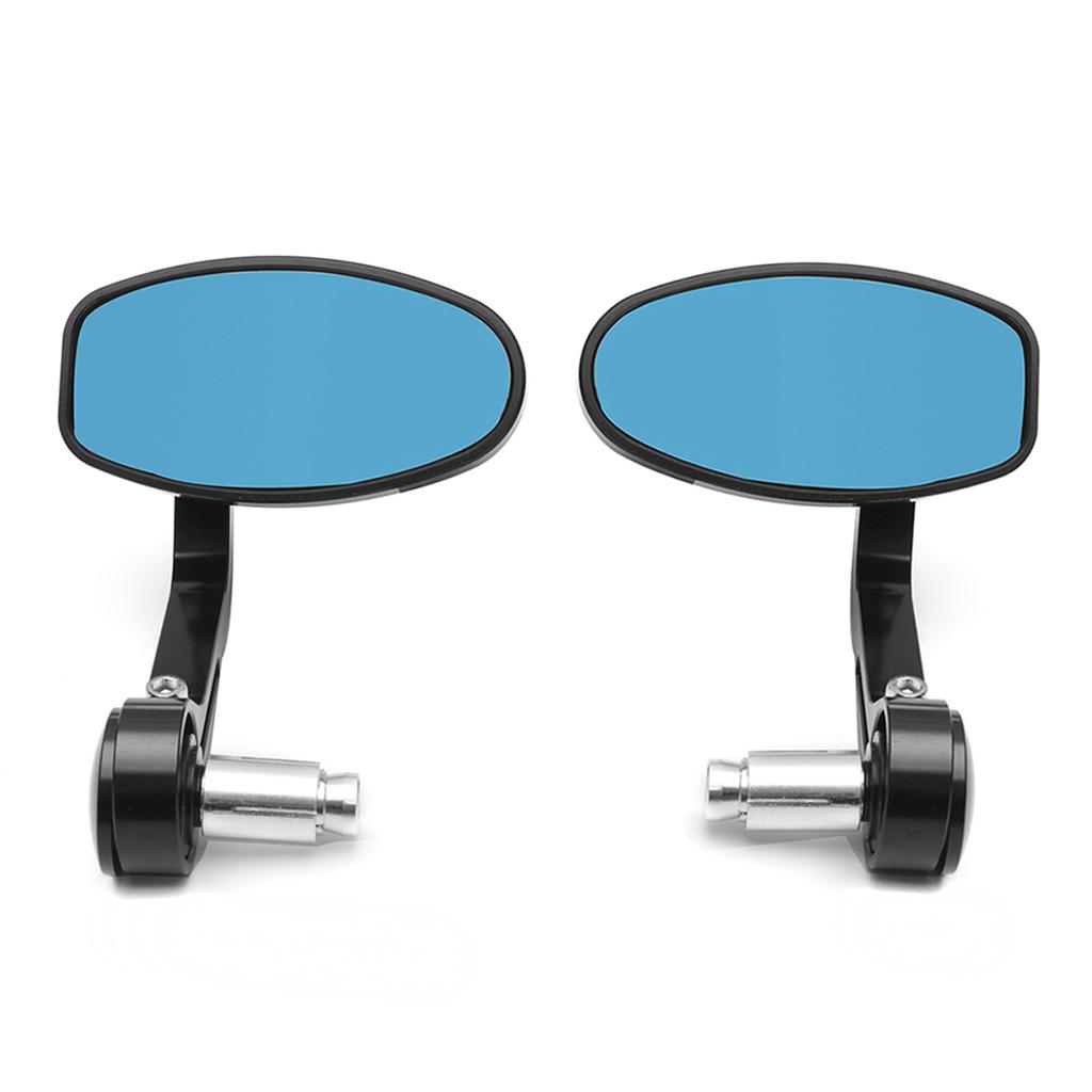 2ks CNC Motocyklové tyče s černými zpětnými zrcátky pro Triumph Speed ​​Triple