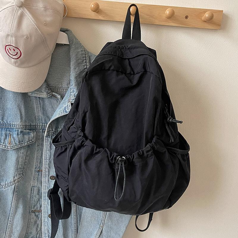 Rucsac Casual Femei Capaci Mare Moda Student Liceu Pliat ghiozdan Rucsac din Pânză Rucsac de călătorie coreean