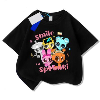 Camiseta Sprunki para Niños Camisetas Incredibox para Niños Tops de Manga Corta para Niños Pequeños Niños y Niñas Ropa de Verano para Niños Ropa Infantil