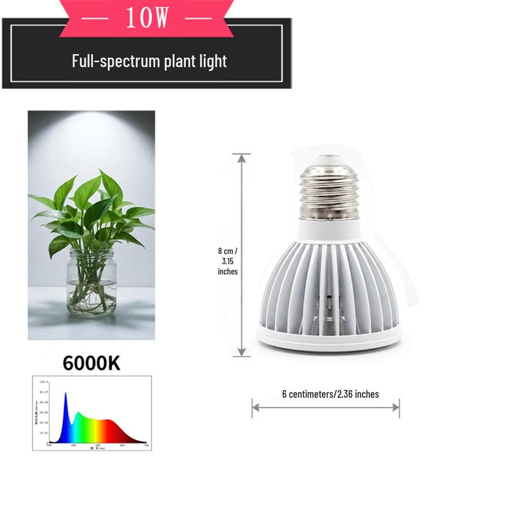 Vollspektrum E27 Sonnenlicht LED Pflanzenlampe für die Pflanzenzucht