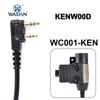 WADSN Military Tactical U94 PTT 7.0 Plug Headset Adapter For COMTAC Earmor Baofeng Kenwood Walkie Talkie Radio Motorola Midland