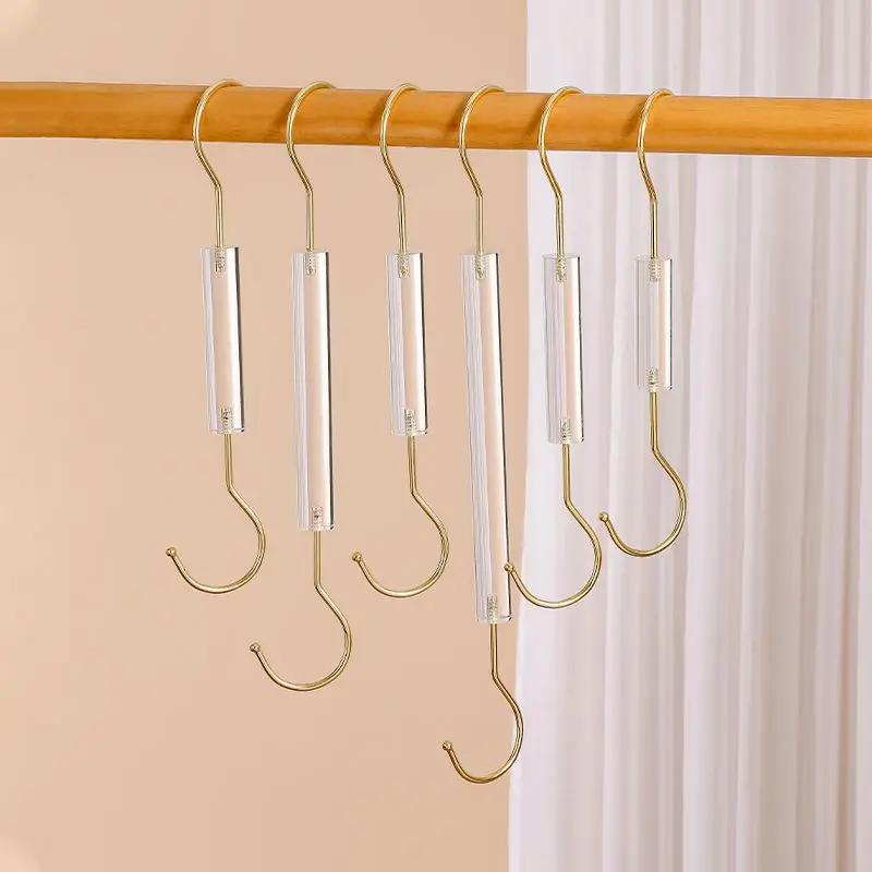 Acryl Transparente Kleiderbügel Bekleidungsgeschäft Spezifisch S-Haken Hosen Socken Schal Hängende Ausstellungszubehör Dekoration Aufbewahrungsclip