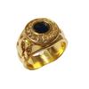 Popular Inlaid Blue Zircon Ring Hand Jewelry