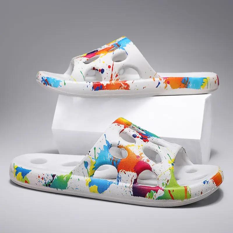 

Модные шлепанцы сабо черные из ЭВА высотой пляжные мужские тапочки вереск веселые высокого качества модные Y2k дизайнерские роскошные элегантные мужские туфли для взрослых 45