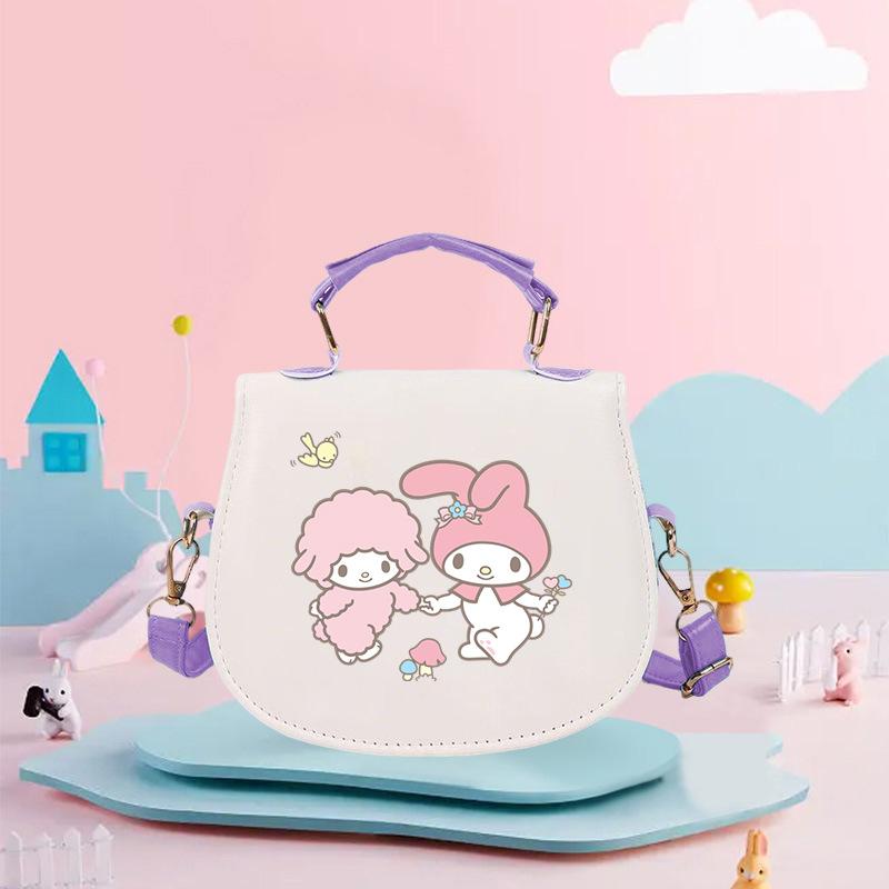 Korean Version of Trendy Cartoon Printing Cute High-value Student Shoulder Bag Women's Portable Handbag