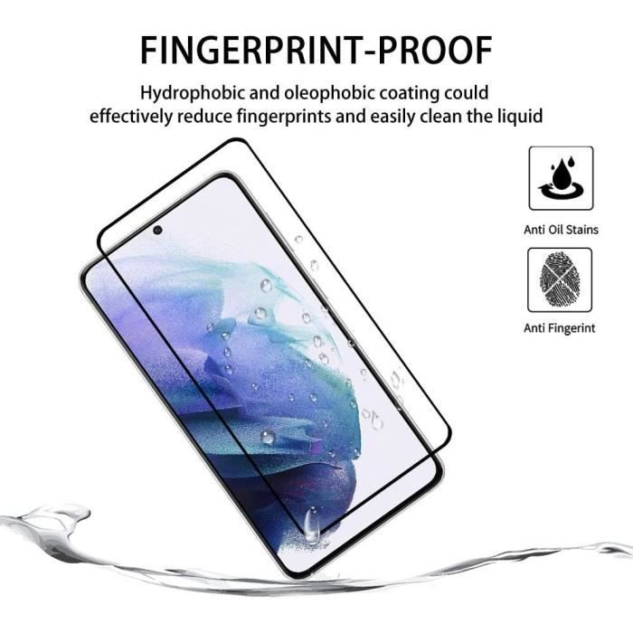 Skyddsfilm - Samsung - S21 - 3-pack - Härdat glas - Repskyddande - 0,33 mm