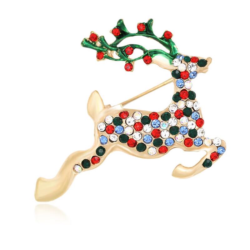

Fumede Christmas Deer Brooch