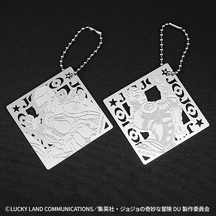 F-toys Confect JoJo's Bizarre Adventure: Diamond is Unbreakable Metal Bookmarks (10-Pack) - Candy Toys & Gum (Full Set)