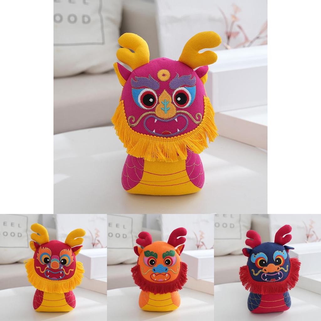 Adorable 2024 Dragon Plush Toy Soft Canvas Stuffed Animal Perfect For Gifts