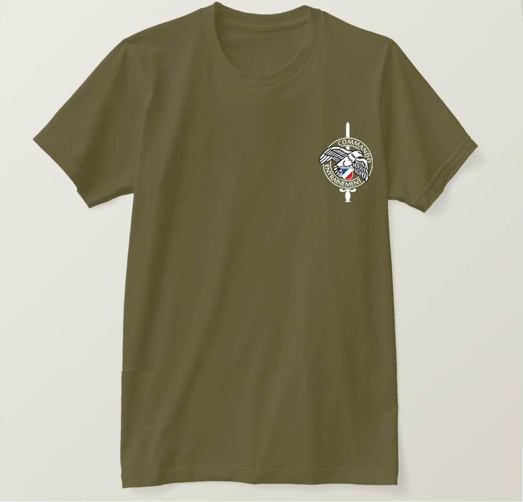 Commando Entrainement Frankrike Specialenhet Herr T-shirt. Sommar Bomull Kortärmad O-Hals Unisex T-shirt Ny S-3XL