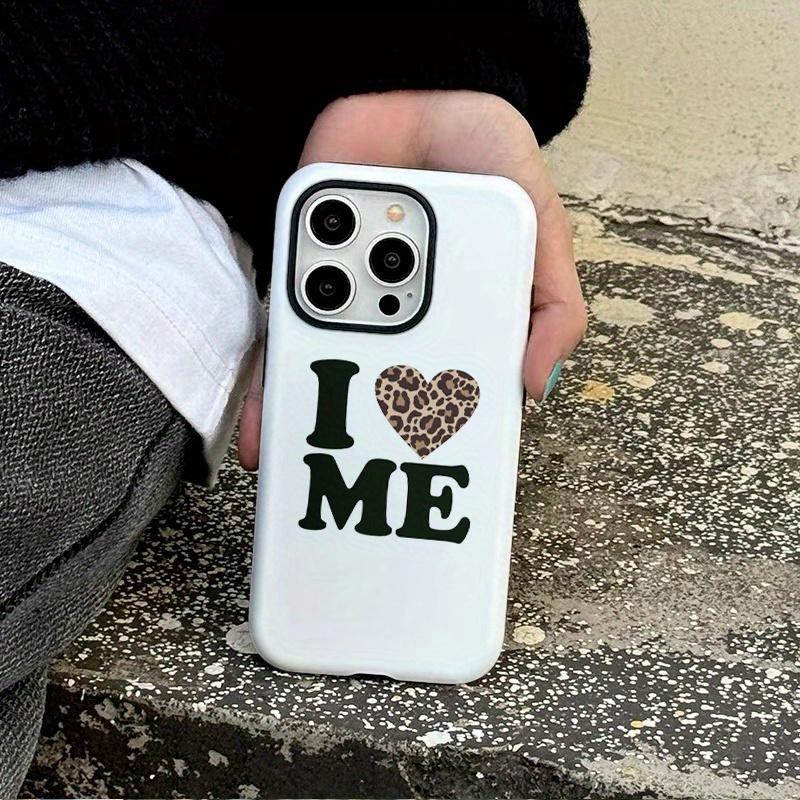 Clmj Luxury  I LOVE ME Letter Design Phone Case for iPhone 16 15 14 13 12 11 X XS XR XSMAX 7 8 Pro Max Plus Luxury Back Cover