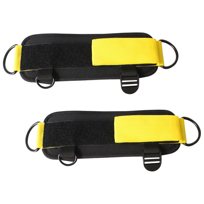 WEZHO Double D-Ring Adjustable Fitness Ankle Strap