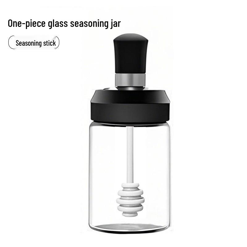 Luxury Glass Salt and Spice Dispenser Set for Kitchen