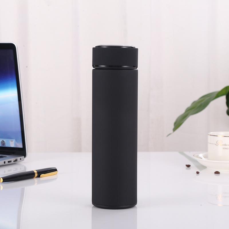 Intelligent Temperature Display Thermos Cup 304 Stainless Steel Car Portable Straight Body Cup Office Business Water Cup Gift Cup
