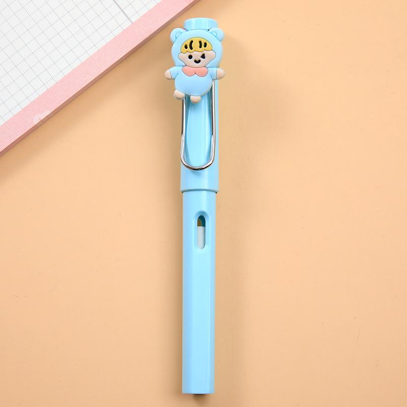 Cartoon Infinity Pencil with Fruits Animal Decoration Eternal Pencil for Kids Charming Stationery Kawaii School Supplies