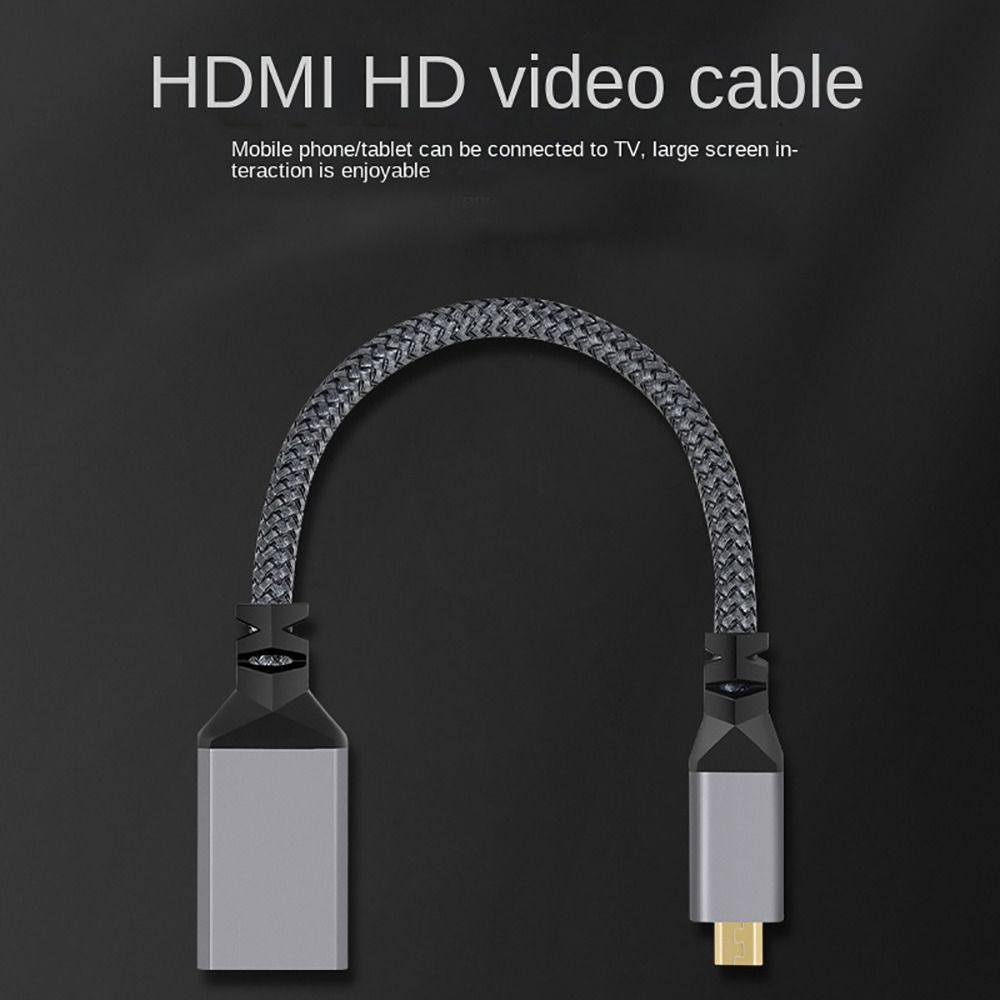

Сменный разъем 18 Гбит/с, кабель Micro HDMI 1080P, адаптер Micro USB к HDMI 4K @ 60 Гц