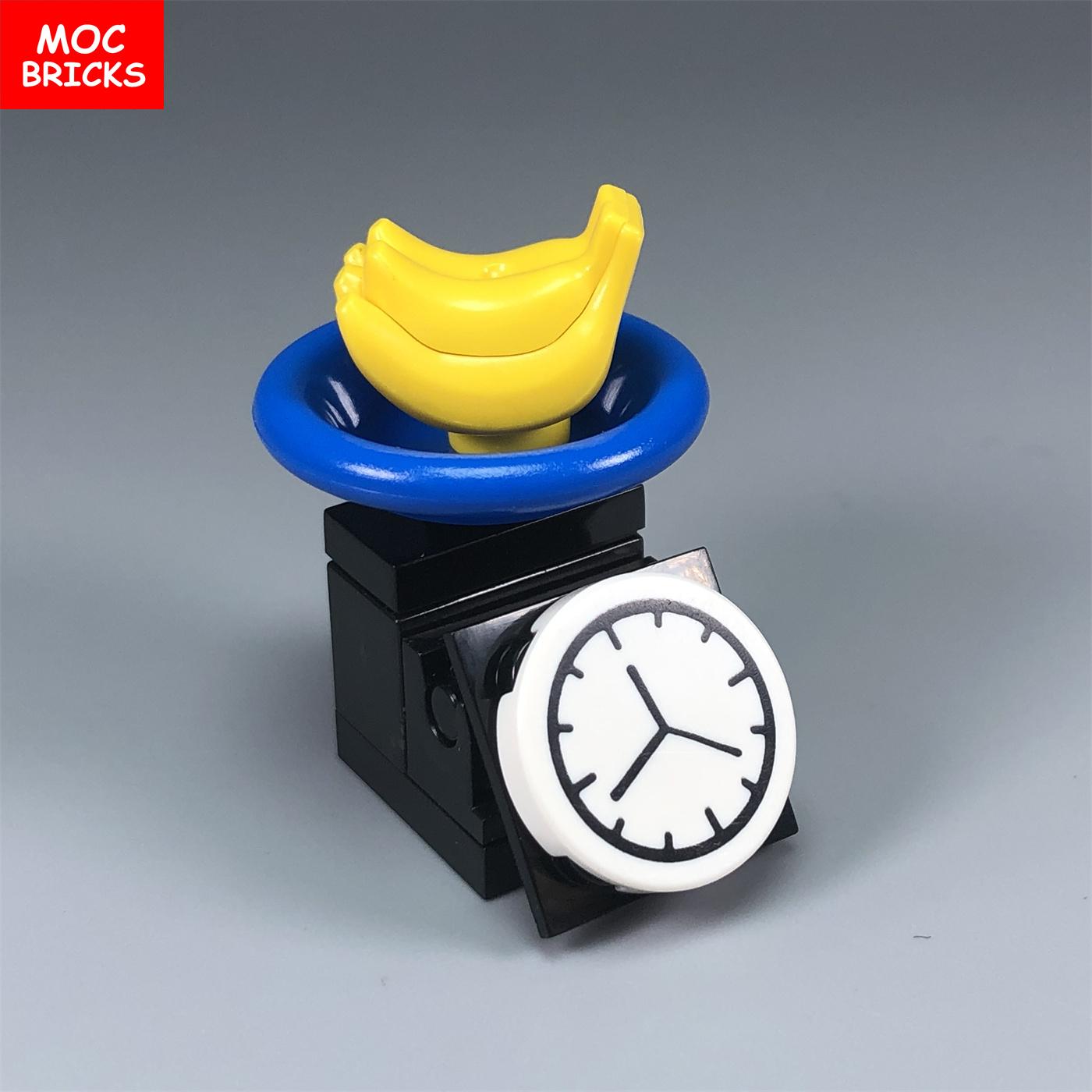 Нетоксичные кубики Moc Бананы Еда Фрукты 89278 Образовательные Собираемые Строительные Блоки Аксессуары Детский Город Части