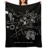 Twin Peaks -Cave Map Throw Blanket Wednesday Designers Custom Blankets Ands Blankets