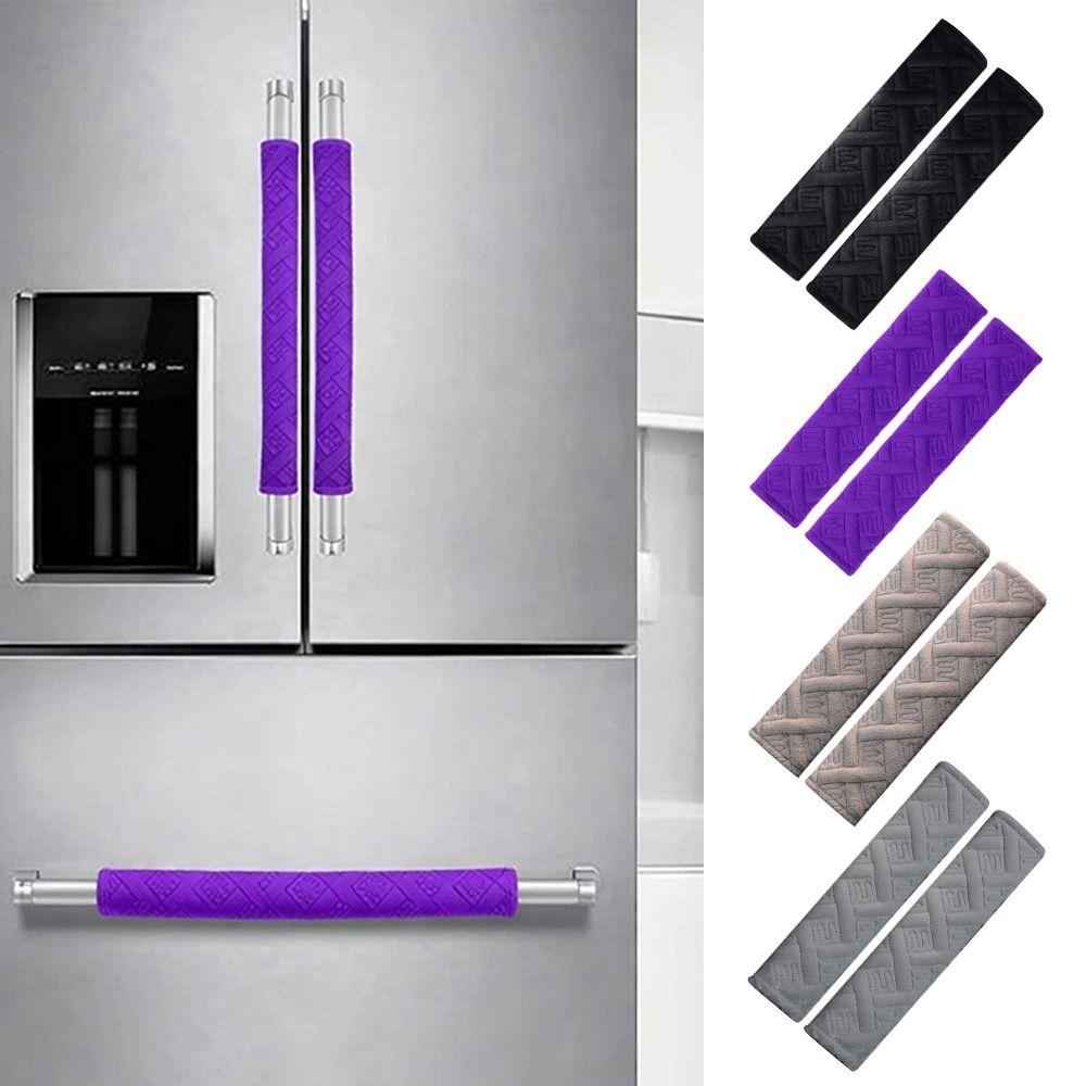 Plush Oven Door Handle Cover Washable Appliance Handle Covers  Home Decors