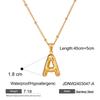 Stainless Steel Letter Necklace Pendant, High-end Collar Chain, Titanium Steel Jewelry for The Neck.