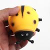2Pcs Stress Reliever Toy Leisure Decorative TPR Ladybug Vent Flour Ball Depression Toy Birthday Gifts