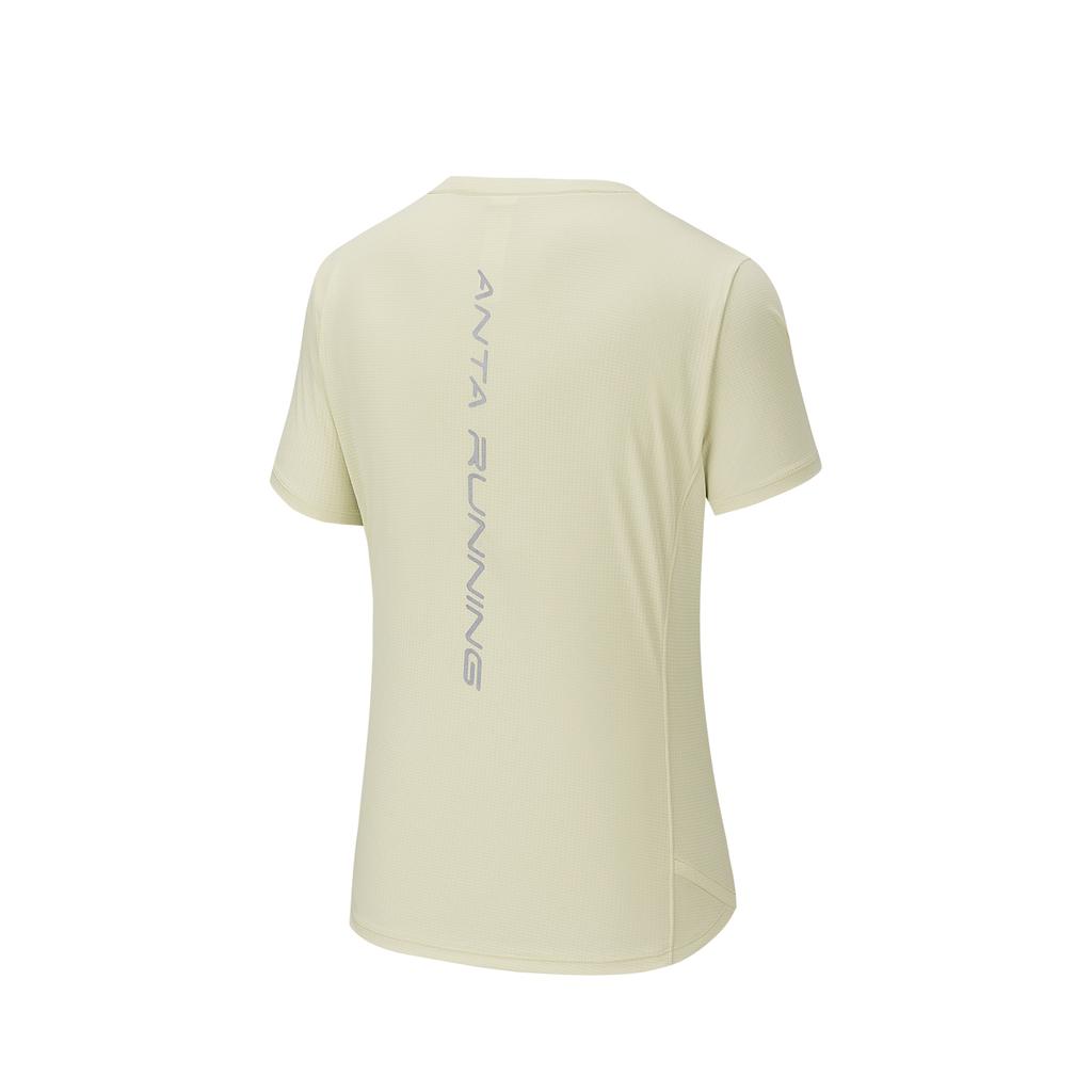 Anta Short Sleeve Knitted T-Shirt Summer 2026 Women tops Light-Green 962625105-7