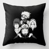 Anime Naruto Printed Pillow Case Red Cloud Uchiha Itachi Action Figures Square Pillow Covers Cushion Sofa Decor Cover Toys Gift