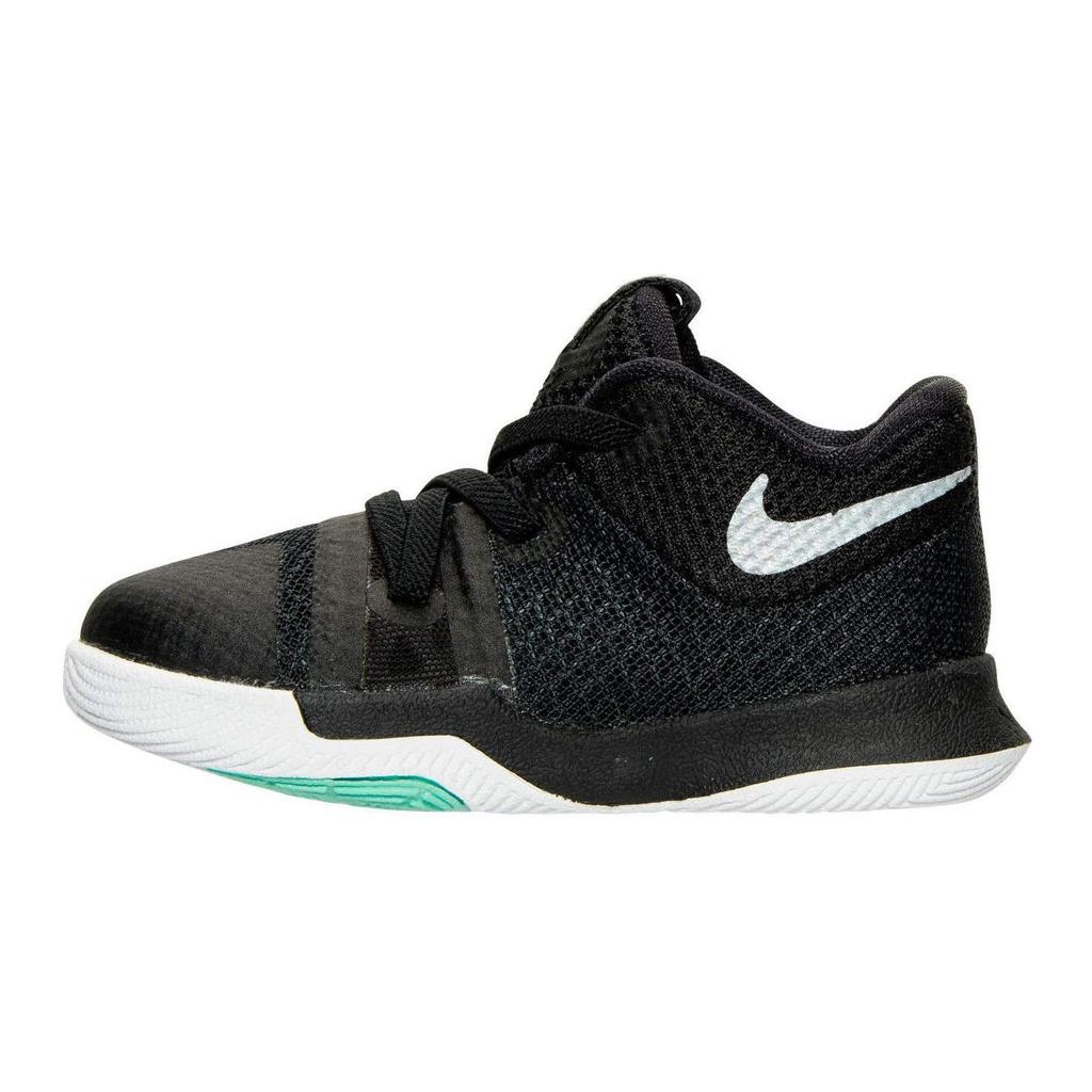 Nike Kyrie 3 TD Non-Slip Shock Absorption Low Top Shoes Baby Shoes Black 869984-018