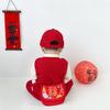 Red Childrens Joyful Coin Purse Made Of Breathable Nylon Featuring Lucky Design Charm