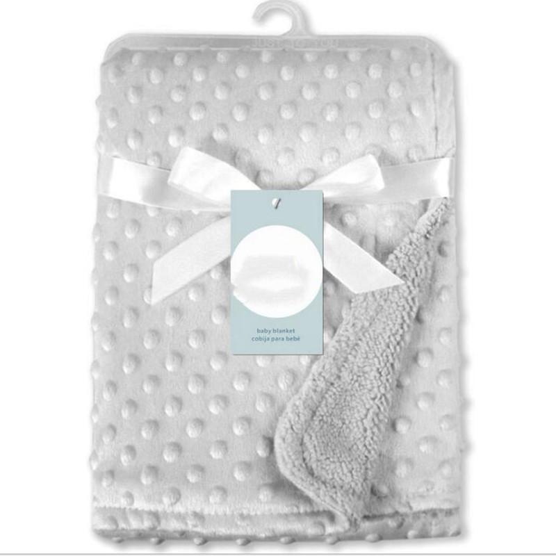 Baby Blanket Knitted Newborn Swaddle Wrap Blankets Toddler Infant Bedding Stroller Blanket