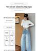 Women's Korean Style Wide Leg Banana Pants - Spring/Autumn 2025 Slimming Fashion Jeans