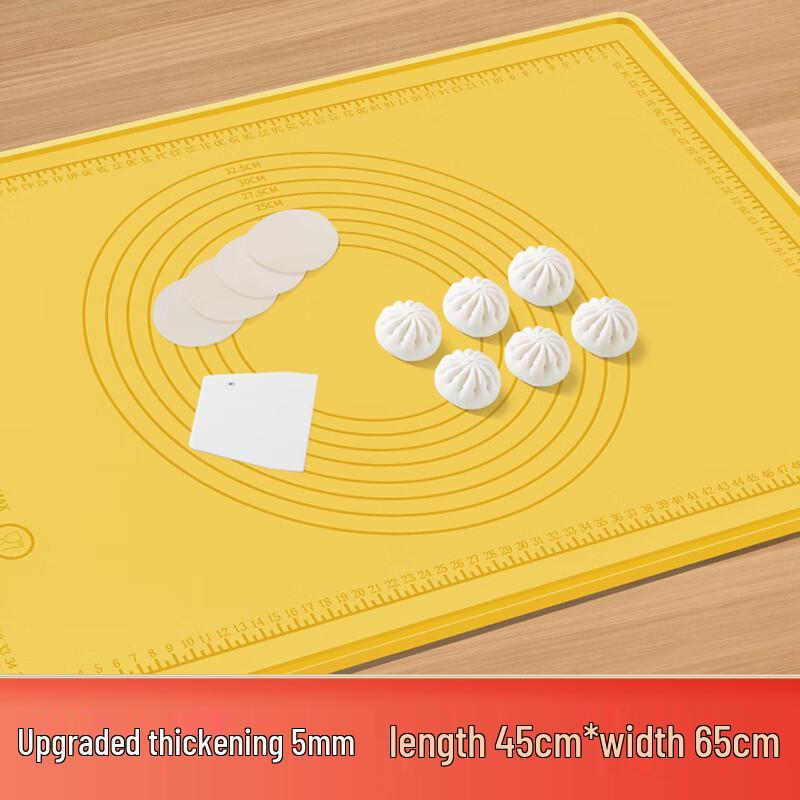 Zhi Shi Solid Color Kneading & Baking Mat, Pink 2-Pack