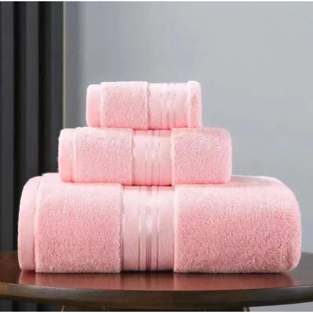 Spot large thickened cotton souvenir towel hotel men's sports face towel plain color broken gear water absorption