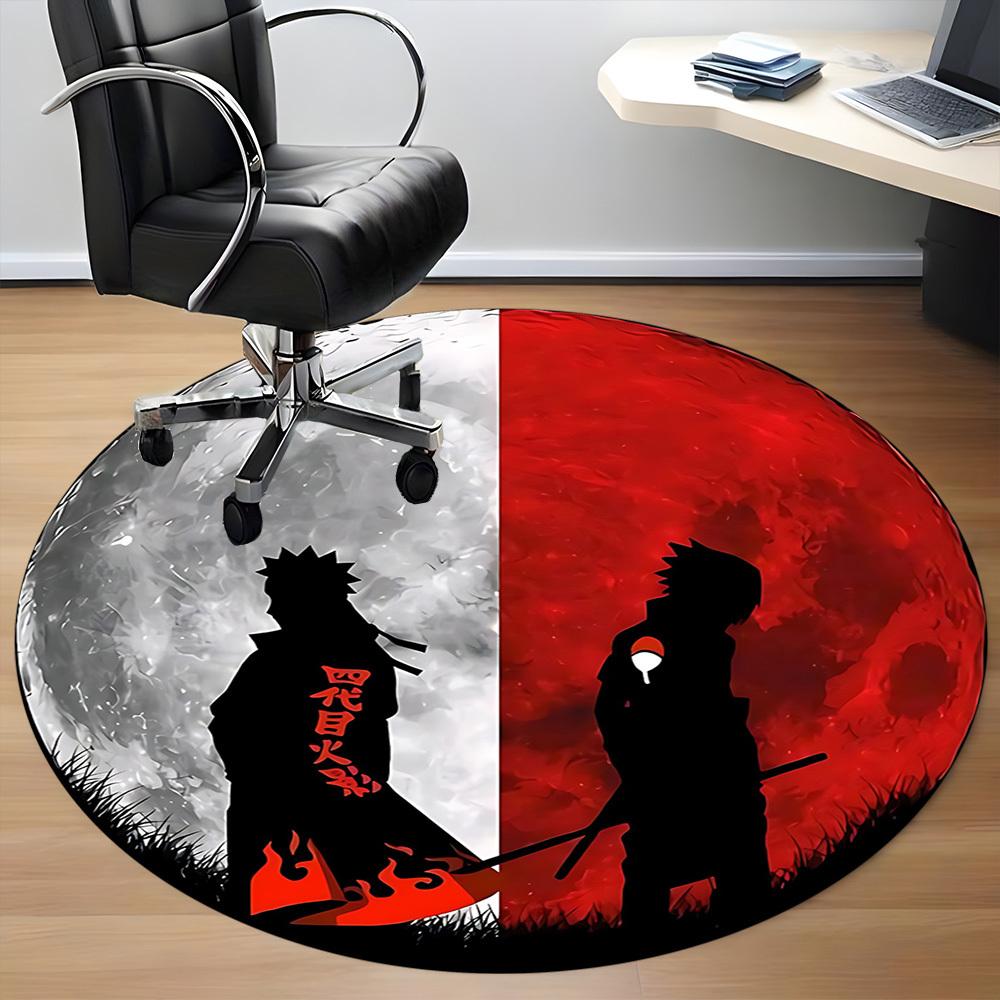 NARUTO Office Round Area Rug,  Under Office Chairs Bedroom Living Room Home Decor a0908143