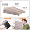 Large Sex Pillow Position Cushion Sex Toys Inflatable Ramp Furniture for Couples Triangle Positioning Deeper Support Wedge Grey