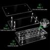 Modern Acrylic Cosmetic Shelf With 36 Compartments For Luxurious Perfumes Collection Organization