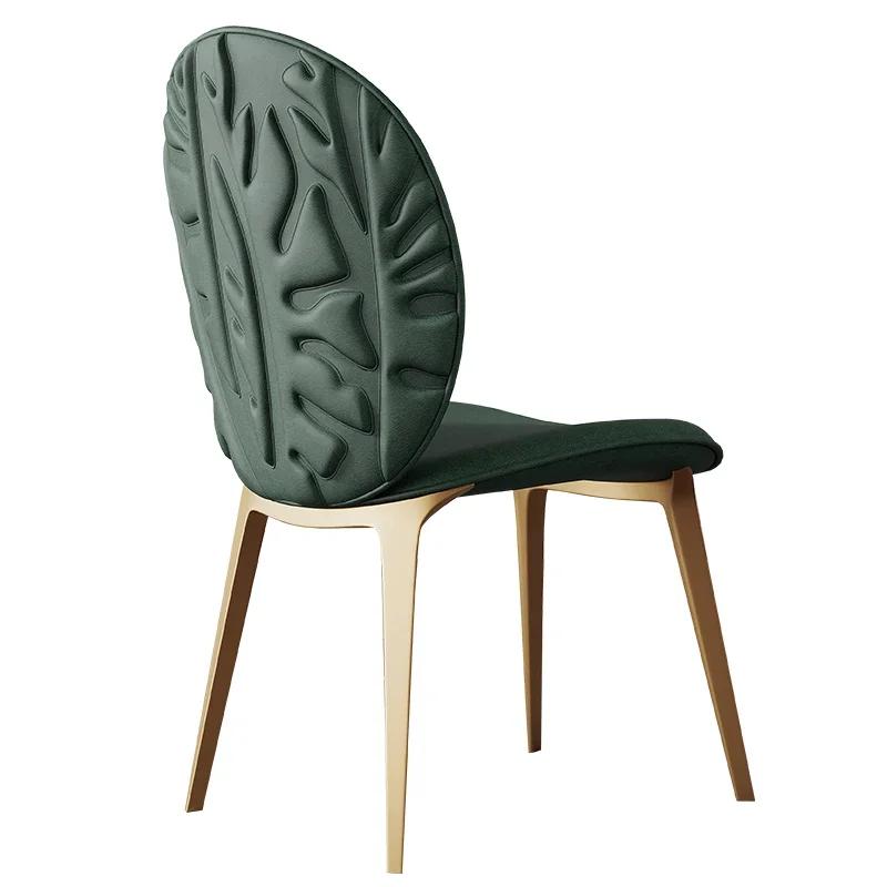 Italian Style Light Luxury Home Dining Chairs Simple Modern Hotel Restaurant Backrest Chair Cadeiras De Jantar Furniture