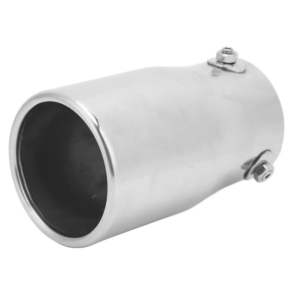 76x89 mm Eksoshalerør for bil i rustfritt stål Eksoslyddemperspiss Universal for bil